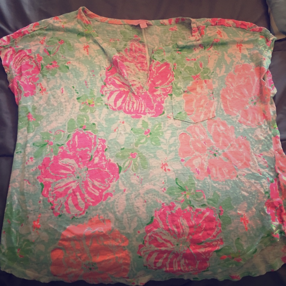 Lily Pulitzer short sleeved shirt